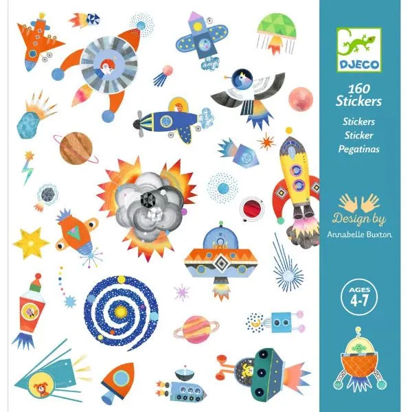 Djeco – Stickers Ruimte
