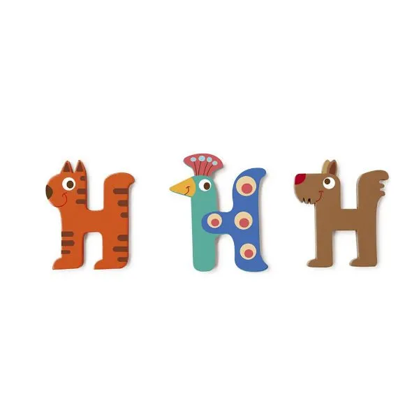Scratch Houten letter H