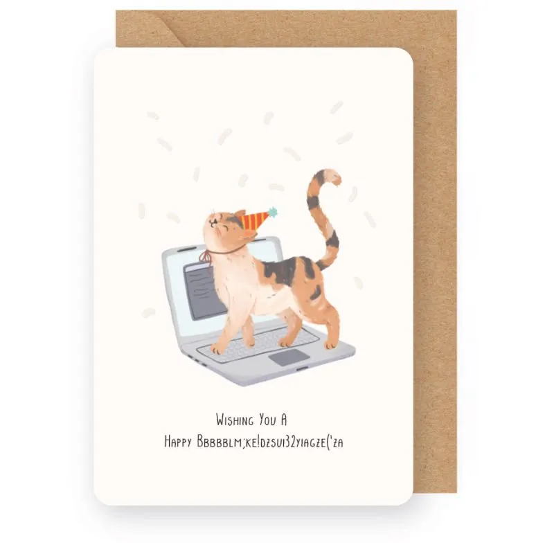Wenskaart – Little Stories WISHING YOU A HAPPY BBBBBLM……….