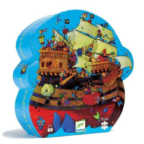 Djeco Puzzel – Het Schip van Roodbaard 54 st