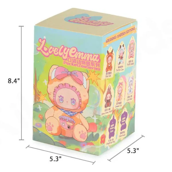 Lovely Emma Pocket Zoo Series Keychain Blind Box