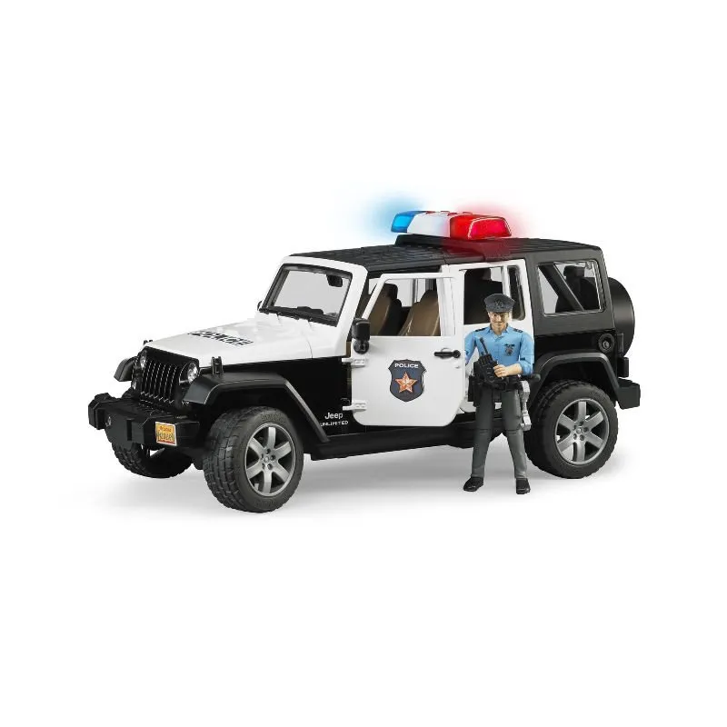 Bruder – Jeep Wrangler Unlimited Rubicon Politieauto met Agent