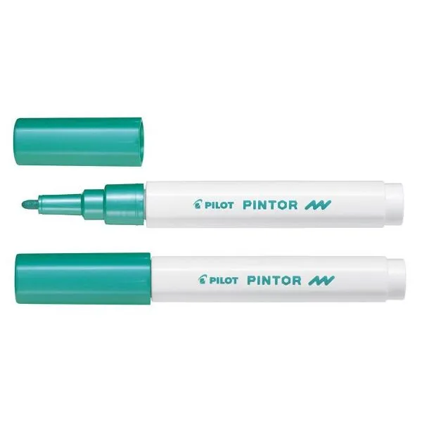 Pilot Pintor Metallic Groen Fijn