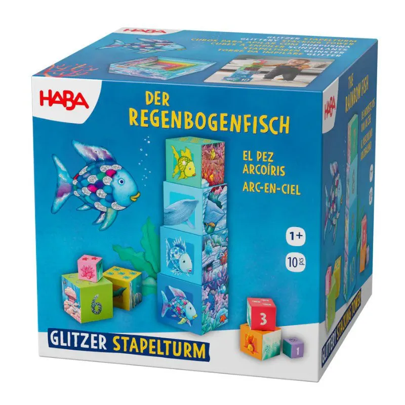 Haba De Mooiste Vis van de Zee Glitter stapelblokken