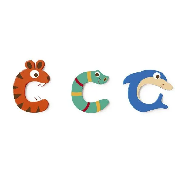 Scratch Houten letter C