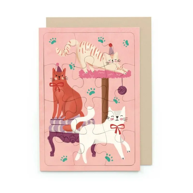Wenskaart – With Love & Pieces Puzzelkaart BLANCO