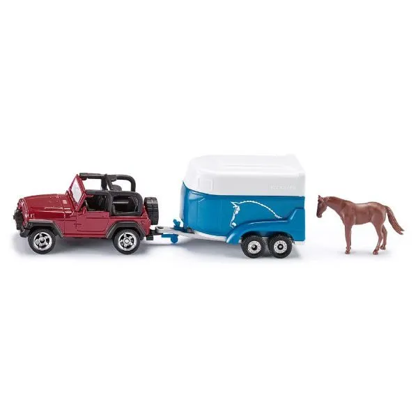 Siku – Jeep met paardentrailer