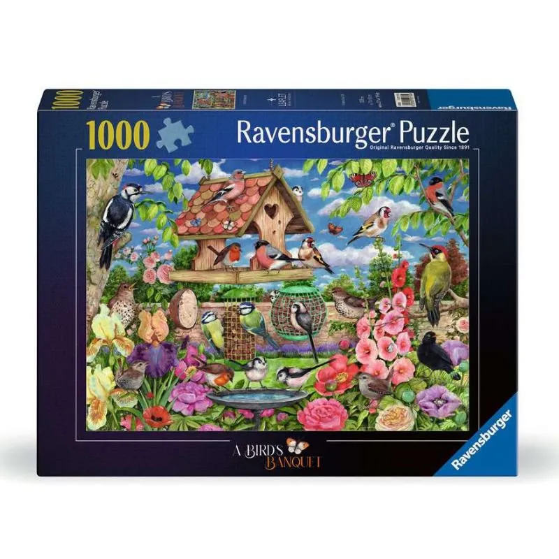 Ravensburger Puzzel 1000st – De Vogelvoedertafel