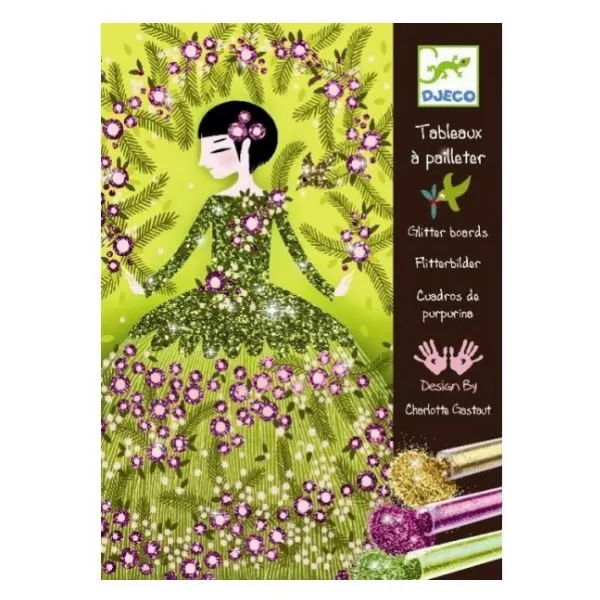 Djeco – Glitterschilderijen Jurken