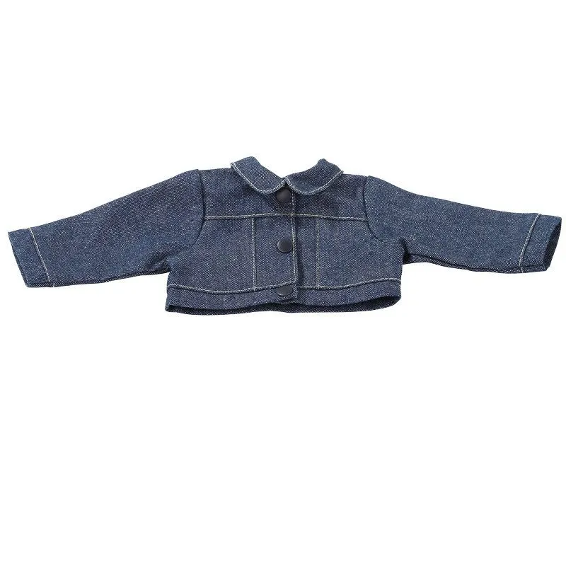 Boutique, vest "Jeansjacke Basic", Babypoppen 30-33 cm / Staanpoppen 45-50 cm