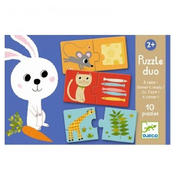 Djeco – Puzzel duo aan tafel