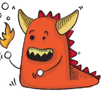 Elfjes en Draken mascotte