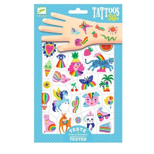 Djeco – Tattoo ‘Regenboog’