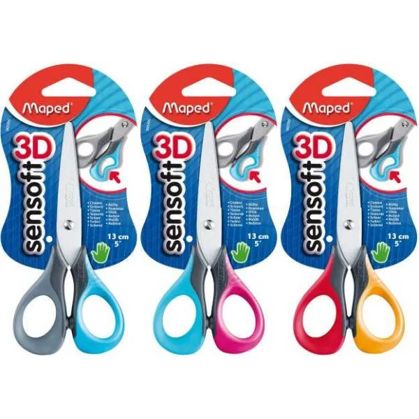 Maped schaar “Sensoft 3D” 13cm (rechtshandig)