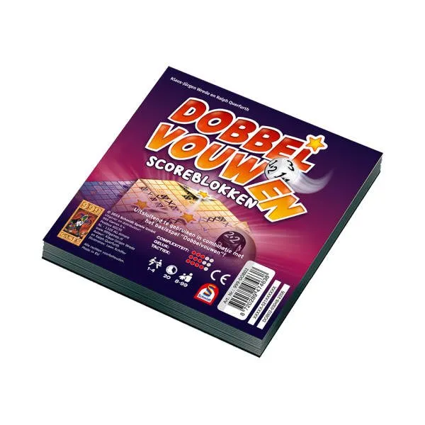 999 Games – Scoreblokken Dobbel Vouwen