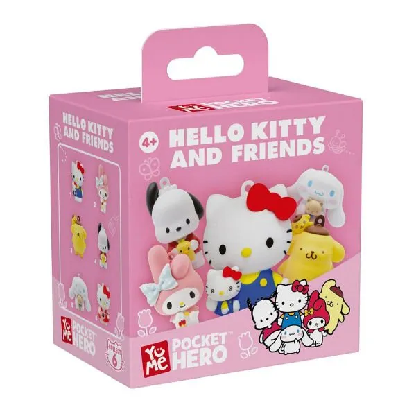 Hello Kitty and Friends Pocket Hero Sleutelhanger Blindbox