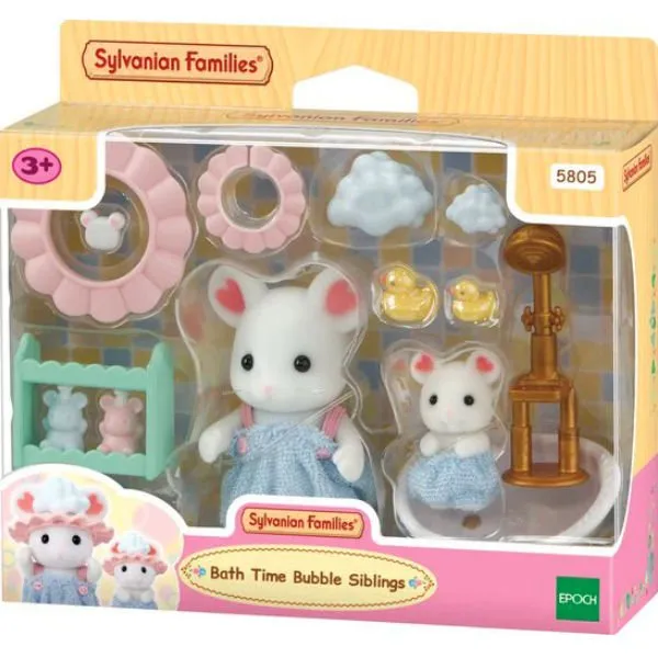 Sylvanian Families – Bubbelbad Tijd Broer en Zus
