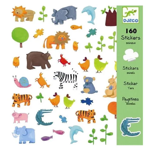 Djeco – Stickers Dieren