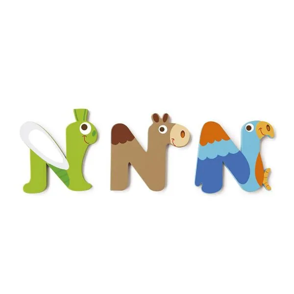 Scratch Houten letter N