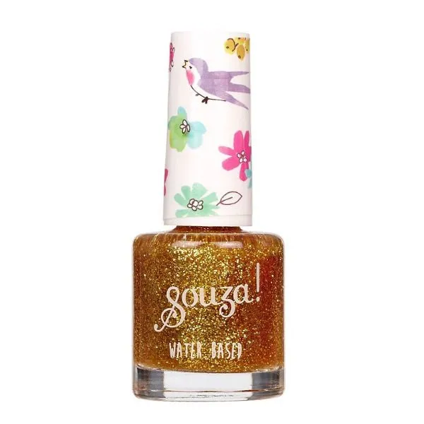 Souza for Kids – Nagellak -Transparant Gouden glitter-