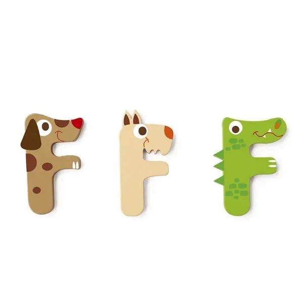 Scratch Houten letter F