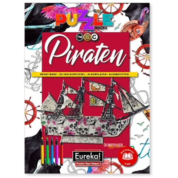Eureka Puzzelboek – Piraten