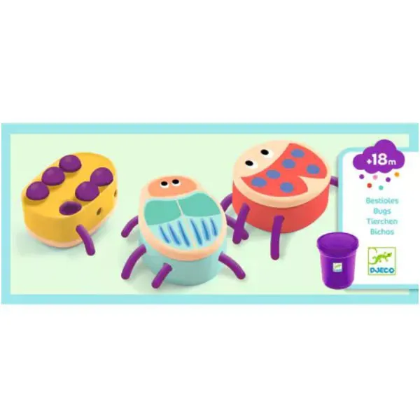 Djeco – Mapatabestioles Plasticine Insecten