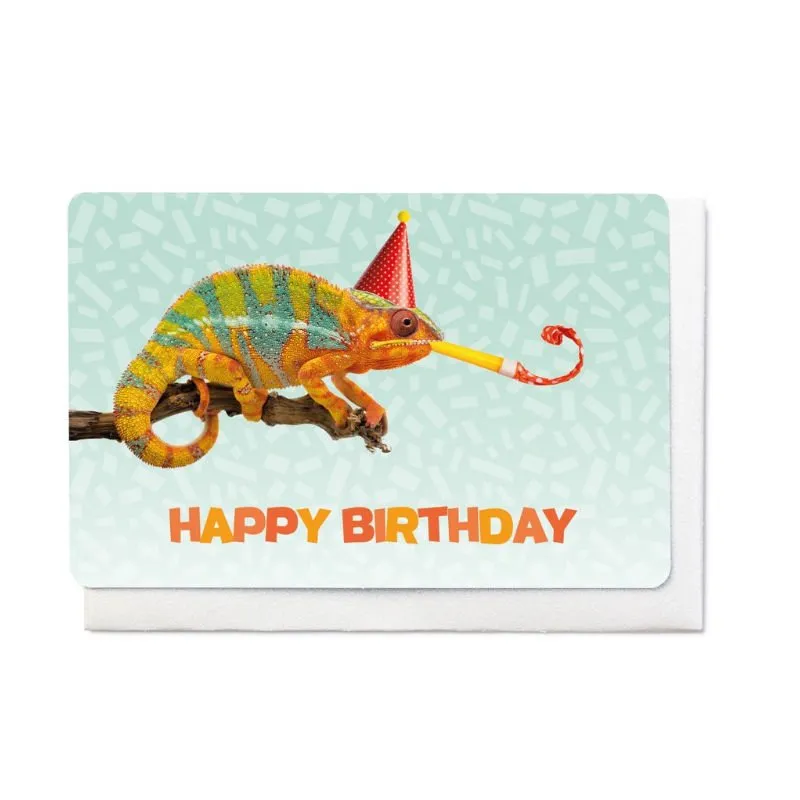 Wenskaart – Vintage HAPPY BIRTHDAY