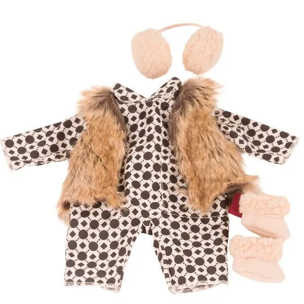 Götz – Boutique, combi “Winter” maat S, babypoppen 30-33 cm / staanpoppen 36 cm