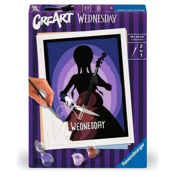 CreArt schilderen op nummer – Wednesday