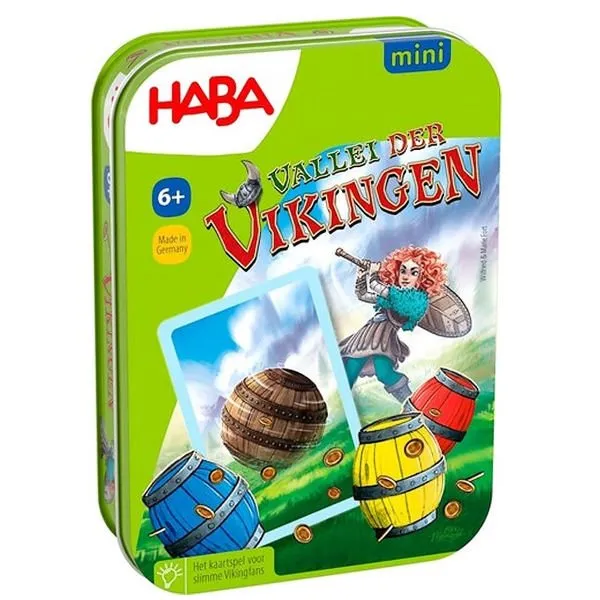 Haba – Mini spel in blikken doos – Vallei der Vikingen