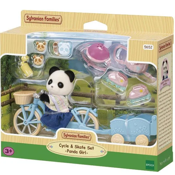 Sylvanian Families – Cycle & Skate Set Panda Girl