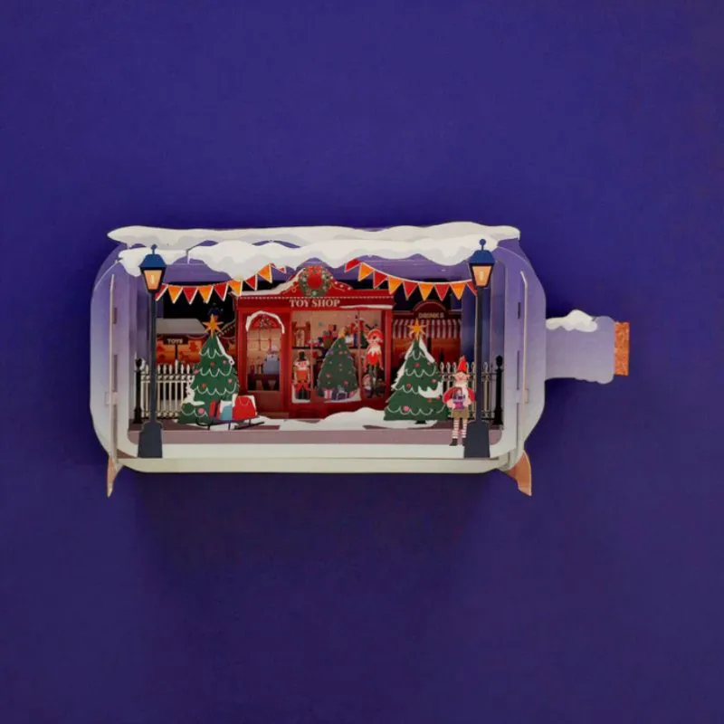 Wenskaart Message in a Bottle TOY STORE