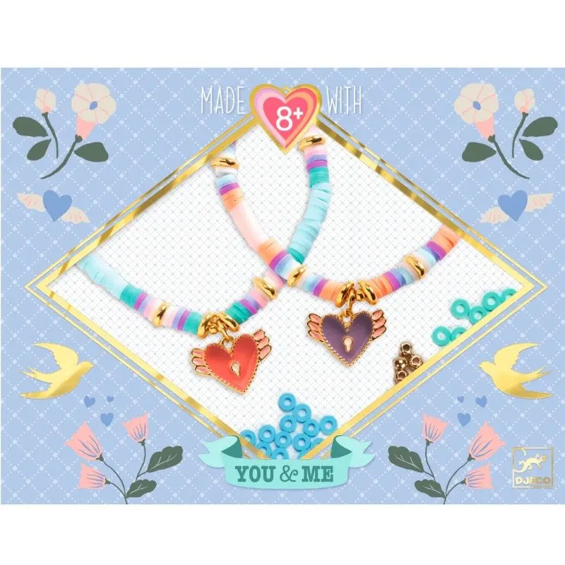 Djeco - You & Me Armbandjes Maken Heart Heishi