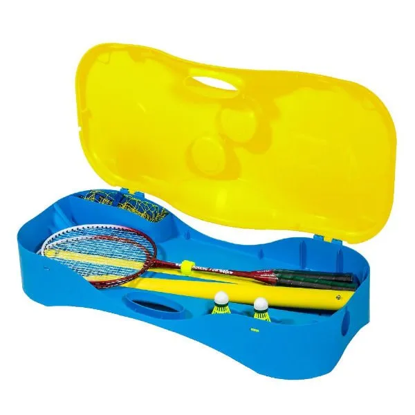 SportX Badminton Net Set in koffer