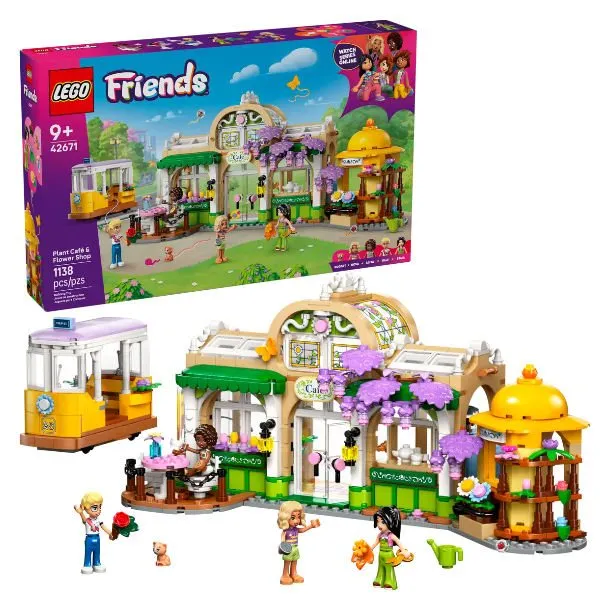 Lego Friends – Plantencafé en Bloemenwinkel