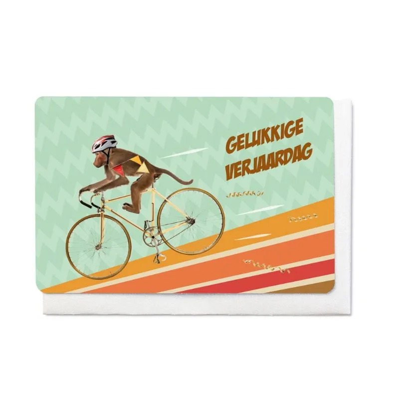 Wenskaart – Vintage GELUKKIGE VERJAARDAG