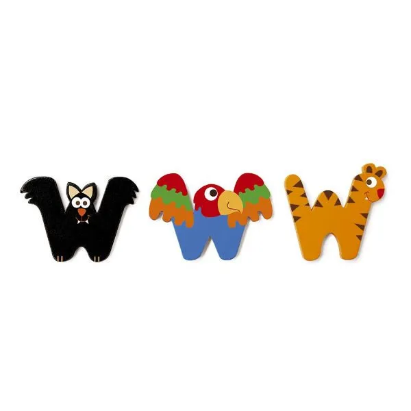 Scratch Houten letter W