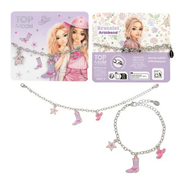TOPModel BFF Armband met Laars + Hoed COWGIRL