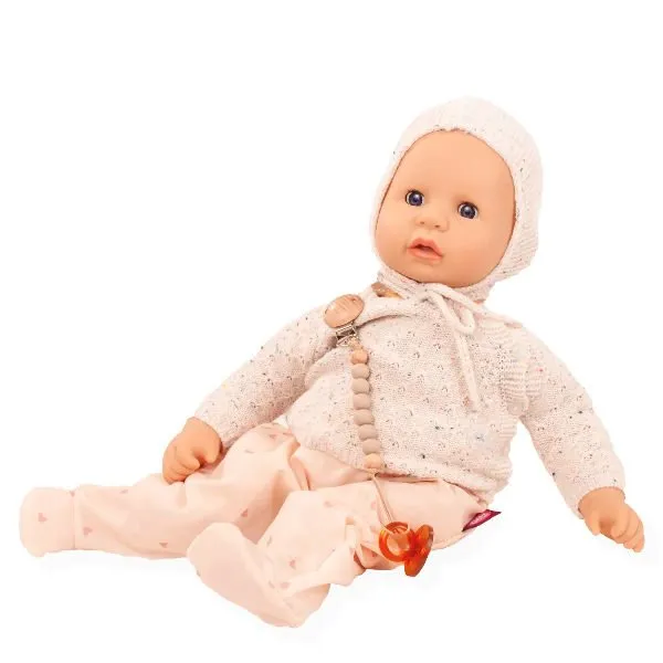 Götz – Cookie, “Cozy Knits”, zonder haar, slaapogen, 48 cm