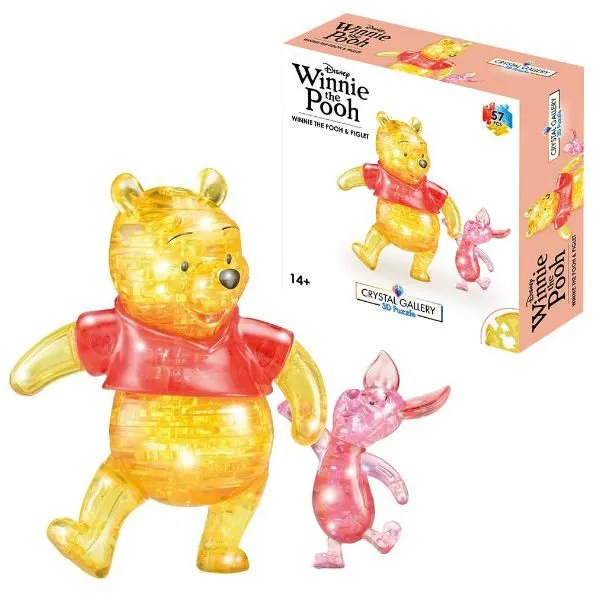 Crystal Gallery – Disney Pooh & Piglet, 24 Stukjes