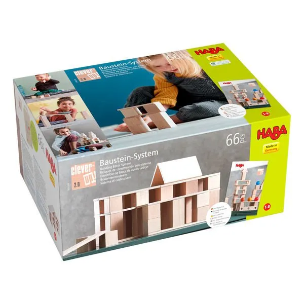 Haba – Blokken Bouwsteensysteem Clever-Up! 2.0 (66 delen)