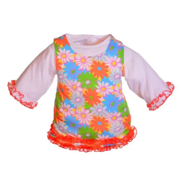 Living puppets gebloemd kleed 65 cm