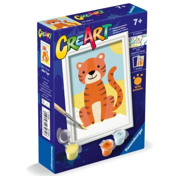CreArt schilderen op nummer – Wilde Tijger
