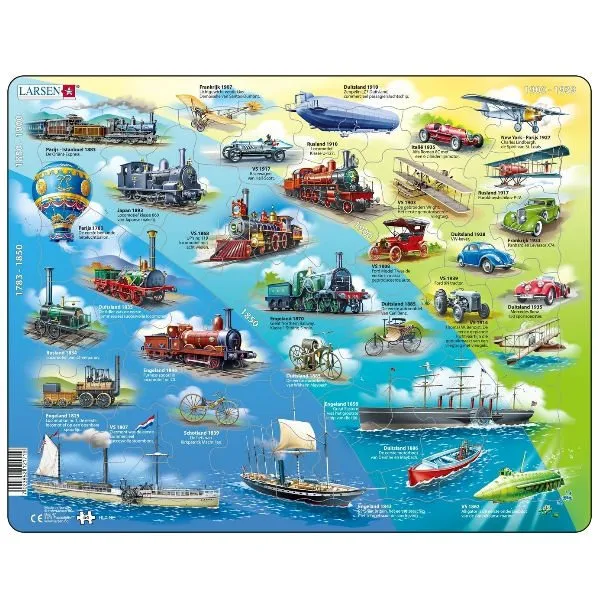 Puzzel Maxi historische voertuigen – 54st