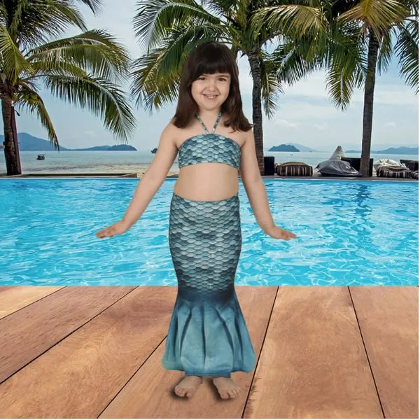 Kuaki Mermaids – Zeemeerminstaart Peuter Set Princess XS (6-7 jaar)