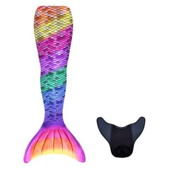 Kuaki Mermaids – Zeemeerminstaart Set Rainbow S