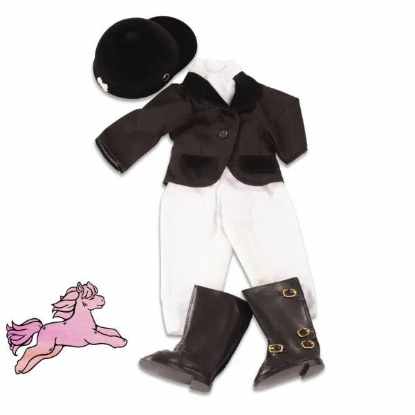 Götz – Boutique, combi “horse show outfit”, staanpoppen 45-50 cm