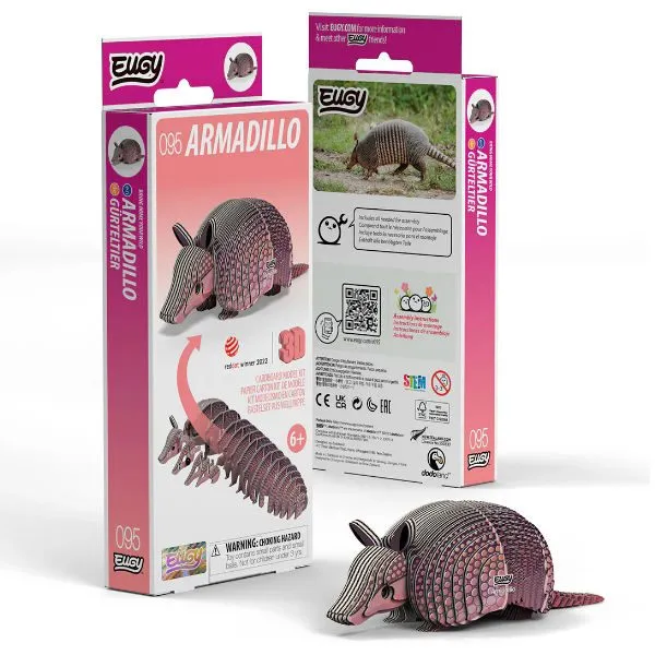 Eugy 3D cardboard model kit – Gordeldier