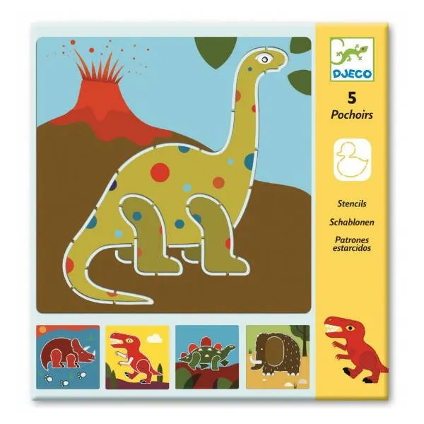 Djeco – Sjablonen Dino’s